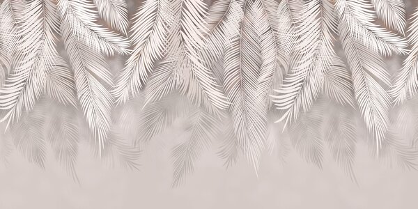 Fototapety Jemné opadávající listy, Fototapety les, Fototapety tropické, u48556v5d2 : uwalls.cz