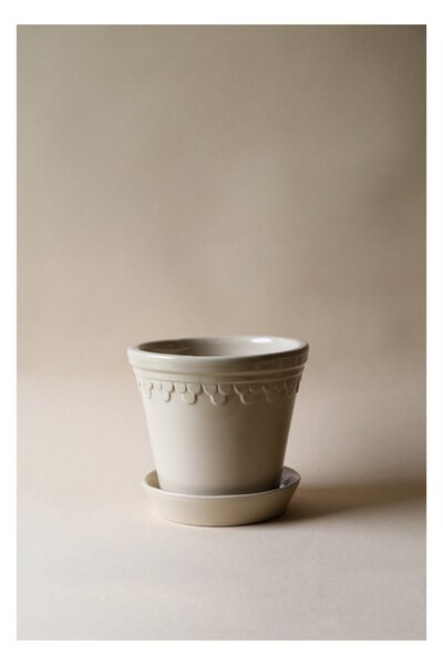 Květináč Kobenhavner glazovaný Sand 16 cm Bergs Potter