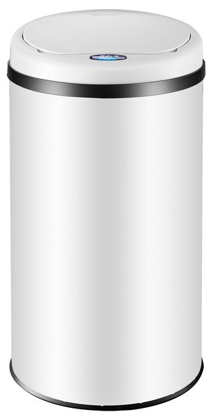 Bezdotykový odpadkový koš – automatické otevírání – 56 l bílý, Monzana