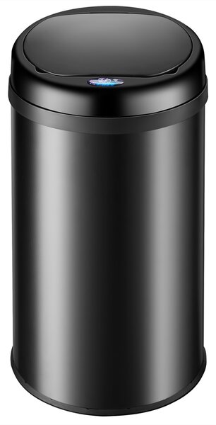 Bezdotykový odpadkový koš – automatické otevírání – 56 l černý, Monzana