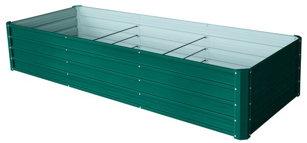 Vyvýšený zahradní záhon BestBerg VZ-1000Z / 1000 l / 240 x 90 x 47 cm / zelená
