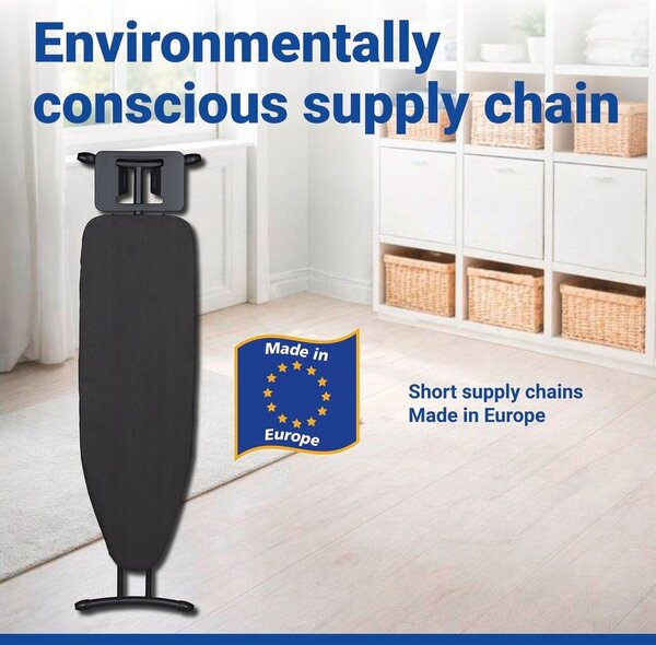 Žehlicí prkno 124x38 cm Best Black – Wenko