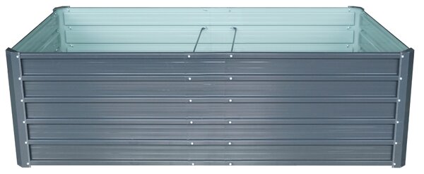 Vyvýšený zahradní záhon BestBerg VZ-940A / 940 l / 180 x 90 x 58 cm / šedá