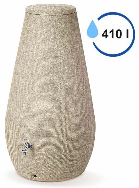 Prosperplast Sud na dešťovou vodu DROP sláměný granit 410l