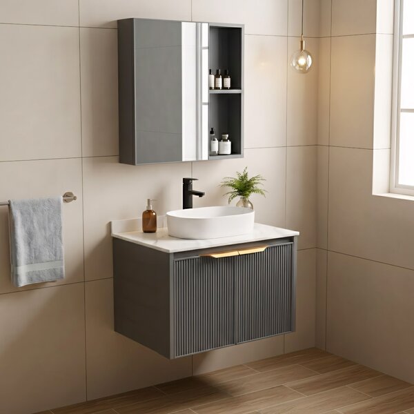 Koupelnová sestava nábytku s deskou Marti 60cm Grey
