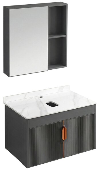Koupelnová sestava nábytku s deskou Marti 60cm Grey