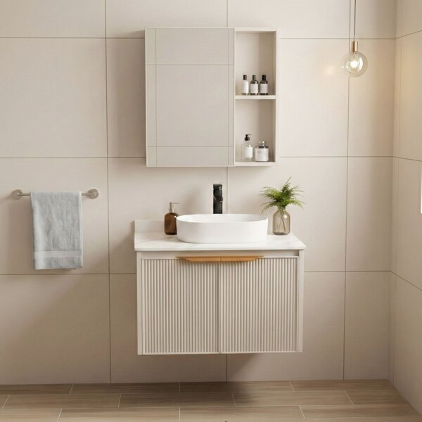 Koupelnová sestava nábytku s deskou Marti 60cm Beige