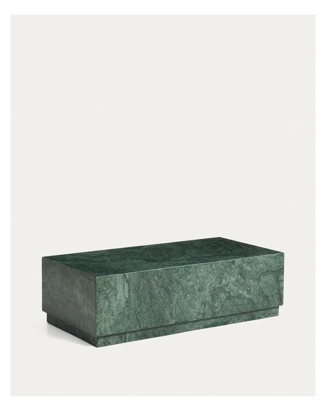 Zelený mramorový konferenční stolek 50x100 cm Sorein – Kave Home