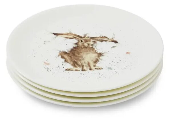 Sada porcelánových talířů Zvířata 4 ks