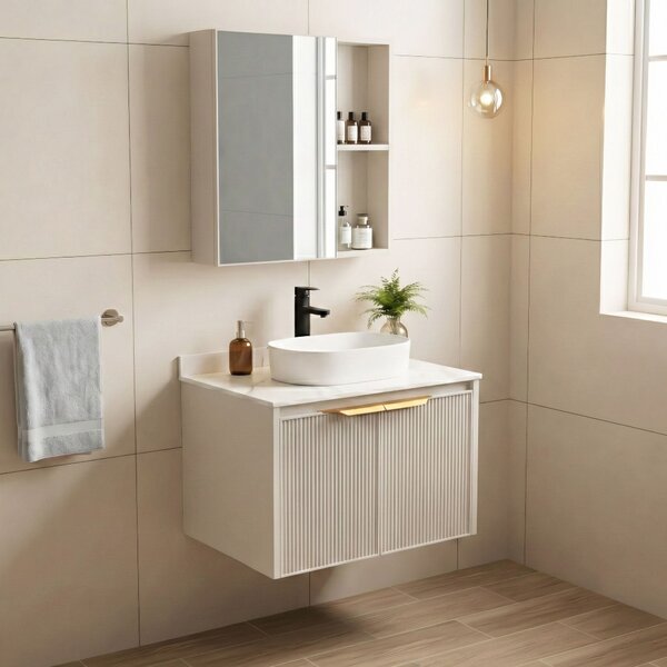 Koupelnová sestava nábytku s deskou Marti 60cm Beige
