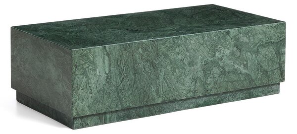 Zelený mramorový konferenční stolek 50x100 cm Sorein – Kave Home