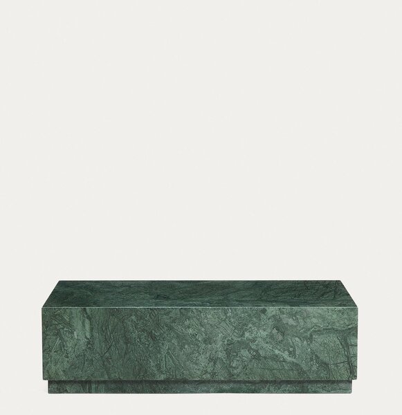 Zelený mramorový konferenční stolek 50x100 cm Sorein – Kave Home