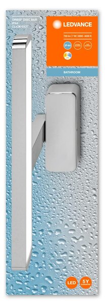 LEDVANCE nástěnné svítidlo ORBIS Disc Bar Bathroom Mirror 400mm chrom Click-CCT IP44 4099854096099