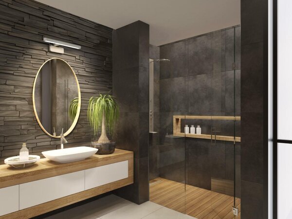 LEDVANCE nástěnné svítidlo ORBIS Disc Bar Bathroom Mirror 400mm chrom Click-CCT IP44 4099854096099