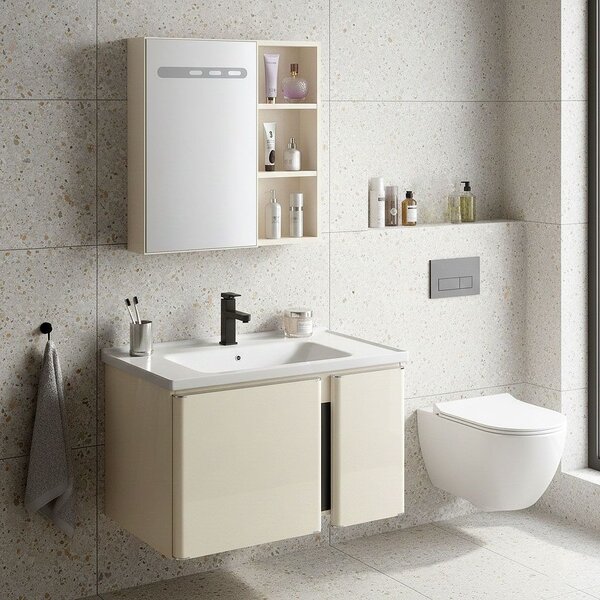 Sada koupelnového nábytku s umyvadlem Tula 60cm Beige