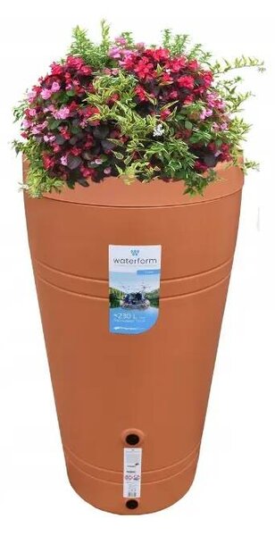 Prosperplast Sud na dešťovou vodu TUBE 230l, terakota