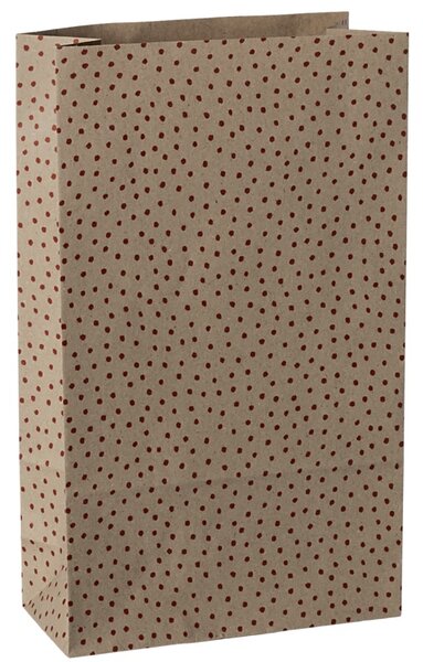 Maileg Papírový sáček Polka Red - Medium MIL439