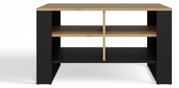 TP Living Konferenční stolek LAWA Modern 4P Slim dub artisan/černý