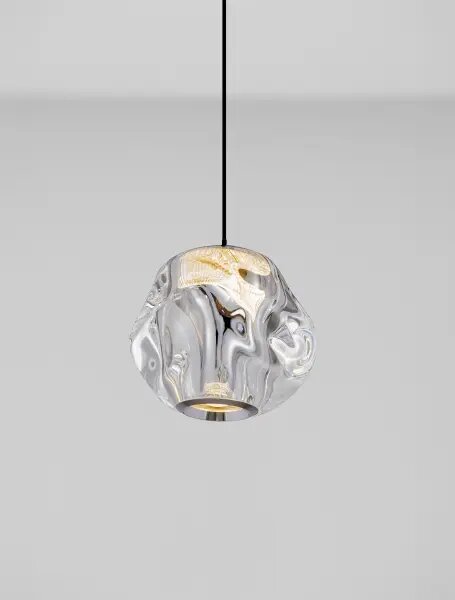 LED černý designový lustr Ifos