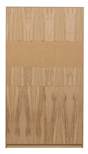 Modulární knihovna v dekoru dubu v přírodní barvě 110x199 cm Modulair – vtwonen
