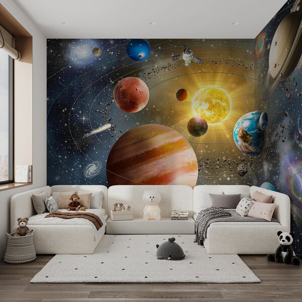 Fototapety Fascinující vesmír, sluneční soustava, Fototapety designové, u97222d2 : uwalls.cz