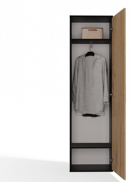 TP Living Předsíňová skříň DUO dub artisan/antracit