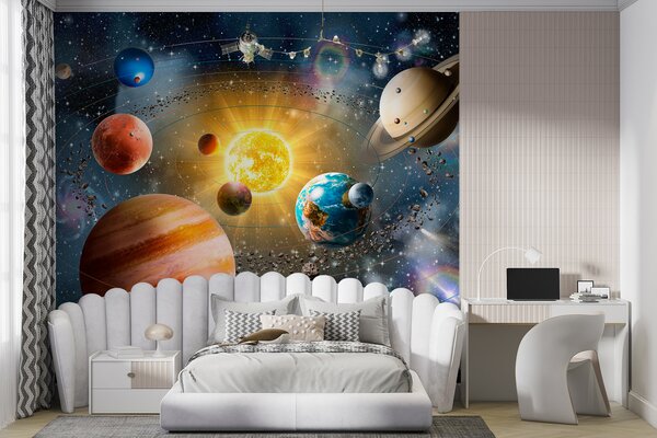 Fototapety Fascinující vesmír, sluneční soustava, Fototapety designové, u97222d1 : uwalls.cz