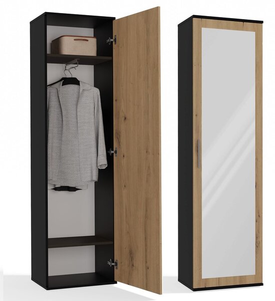 TP Living Předsíňová skříň DUO dub artisan/antracit