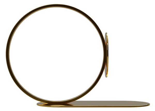 COOEE Design Knižní zarážka Ring Brass - 15 cm CED356