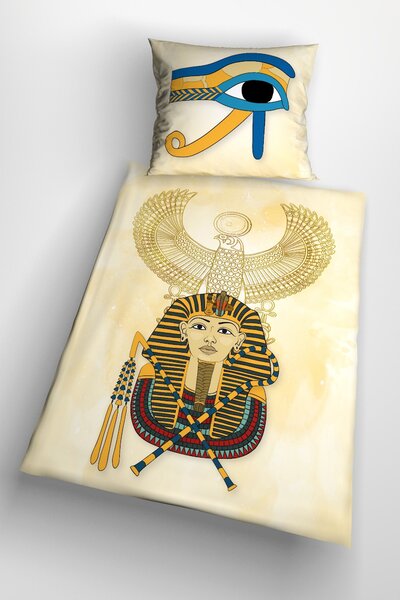 Povlečení s egyptským faraonem em Tutanchamon 140x200 cm