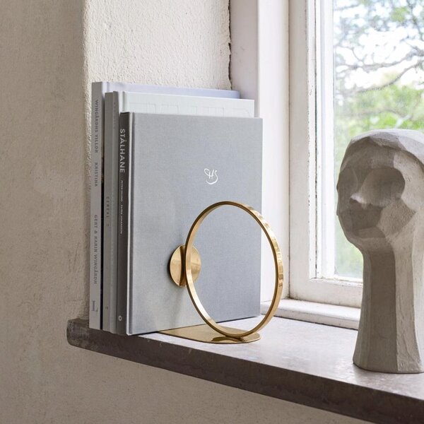 COOEE Design Knižní zarážka Ring Brass - 15 cm CED356