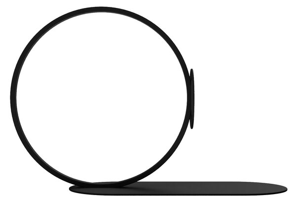 COOEE Design Knižní zarážka Ring Black - 10 cm CED217