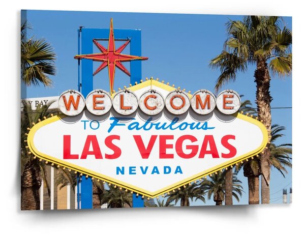 Sablio Obraz Welcome to Las Vegas - 150x110 cm