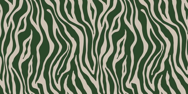 Fototapety Vektorový tisk zebří kůže v zelené a bílé barvě, Fototapety abstraktní, u99173v2 : uwalls.cz