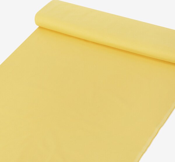 Goldea bavlněná jednobarevná látka - plátno suzy - žlutá 160 cm