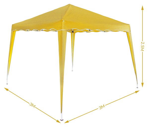 Deuba Zahradní altán Capri 3x3 m - žlutá