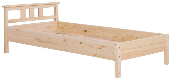 POSTEL, 90/200 cm barvy borovice MID.YOU - Jednolůžkové postele, Online Only