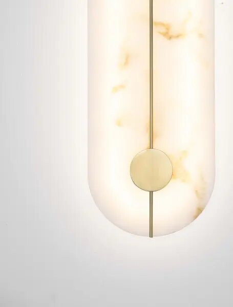 LED mosaz zlatá nástěnné svítidlo Aider