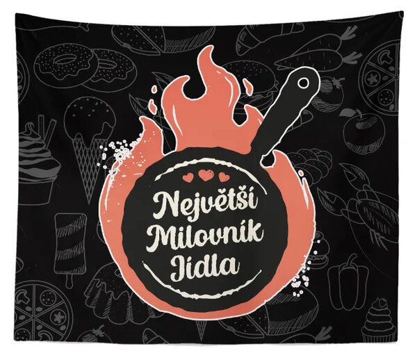 Sablio Deka Největší milovník jídla: 150x120 cm