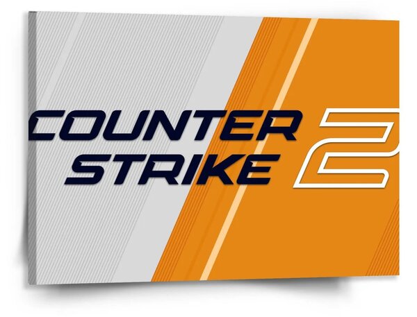 Sablio Obraz Counter Strike 2 Oranžová - 150x110 cm