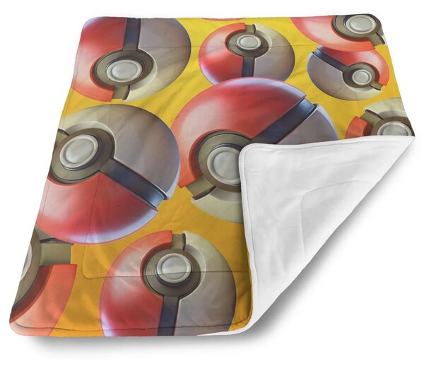 Sablio Deka pro miminko Pokemon ball Pattern - 80x100 cm