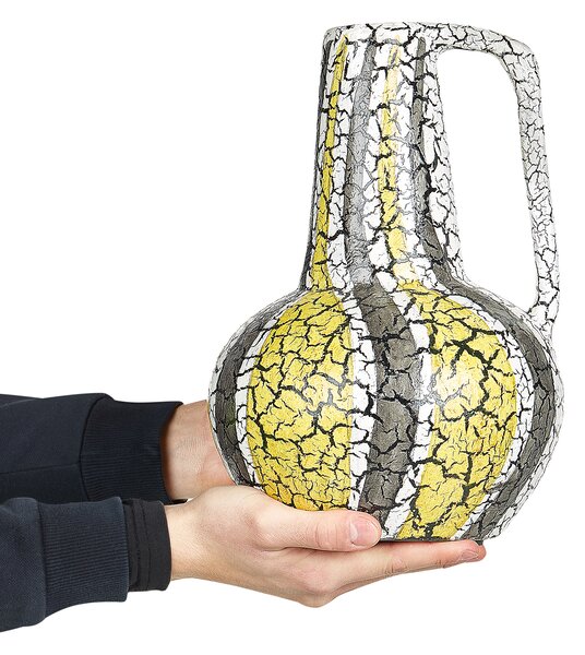 Dekorativní váza MALAKKA Keramika 34 cm Pestrá