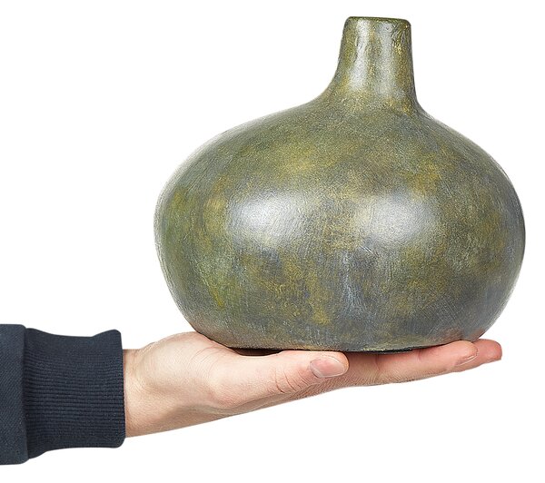 Dekorativní váza KLANG Keramika 18 cm Šedá
