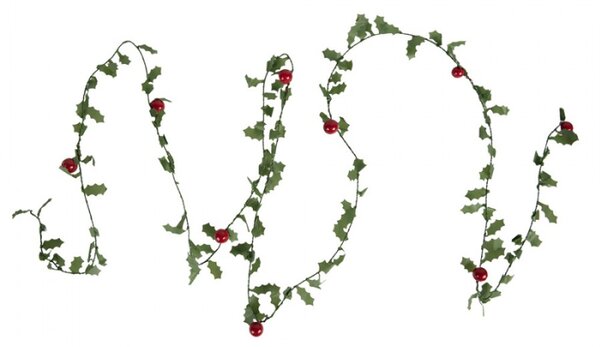 Zelená vánoční girlanda Annechien – 300 cm