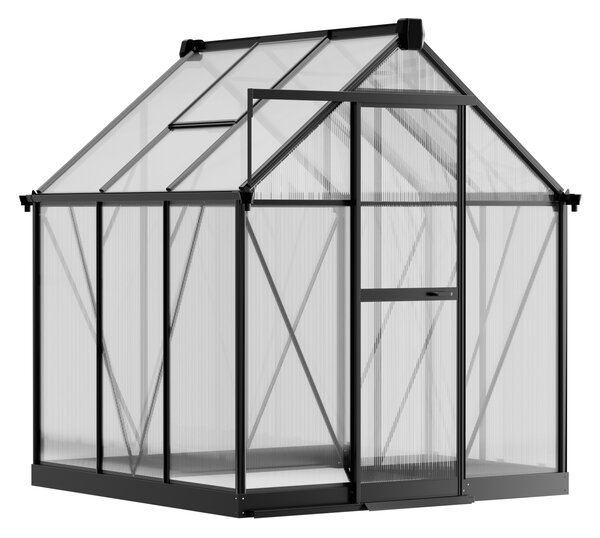 Skleník 210 x 183 x 193 cm, zesílená konstrukce, polykarbonát 6 mm