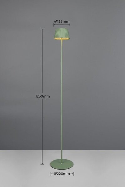 Trio Reality TR47706149 LED stojací lampa SUAREZ | 1,5W integrovaný LED zdroj | 200lm | 3000K