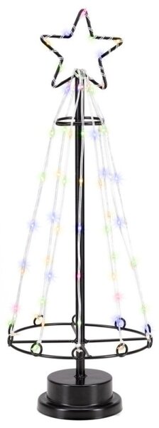 LED Vánoční stromek - 45cm, 80LED, multicolor