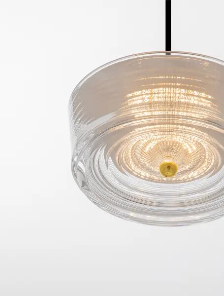 LED platinum zlatý designový lustr Keros 211