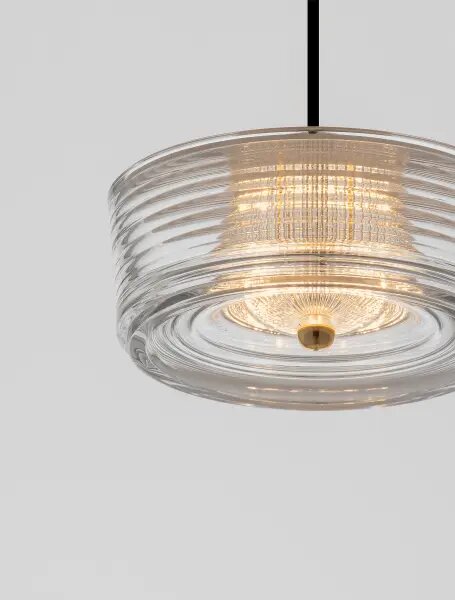 LED platinum zlatý designový lustr Keros 211