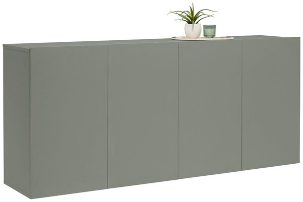 ŠIROKÁ KOMODA, zelená, 180/80/42 cm Hom`in - Online Only komody, Online Only